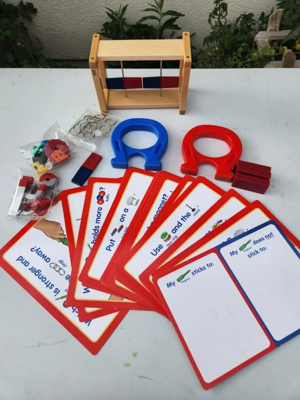 Lakeshore Magnet Kit Physical Science Activity Set Magnets Magnetism Experiments